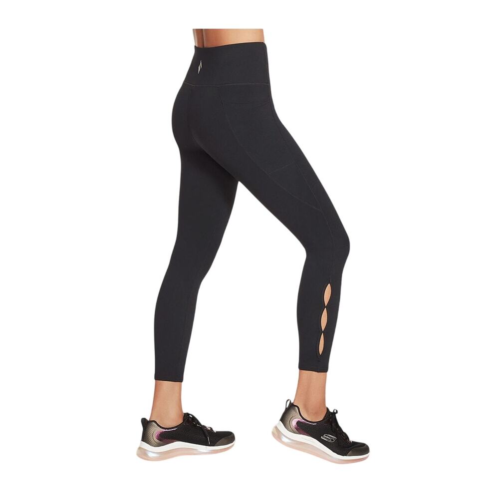 Nwt SKECHERS Goflex Slit High Waisted  7/8 Legging Black Women Plus Sz 2XL